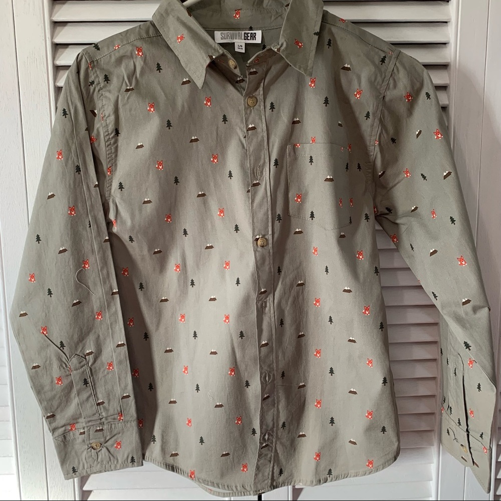 Survival Gear Boys Collared Shirt